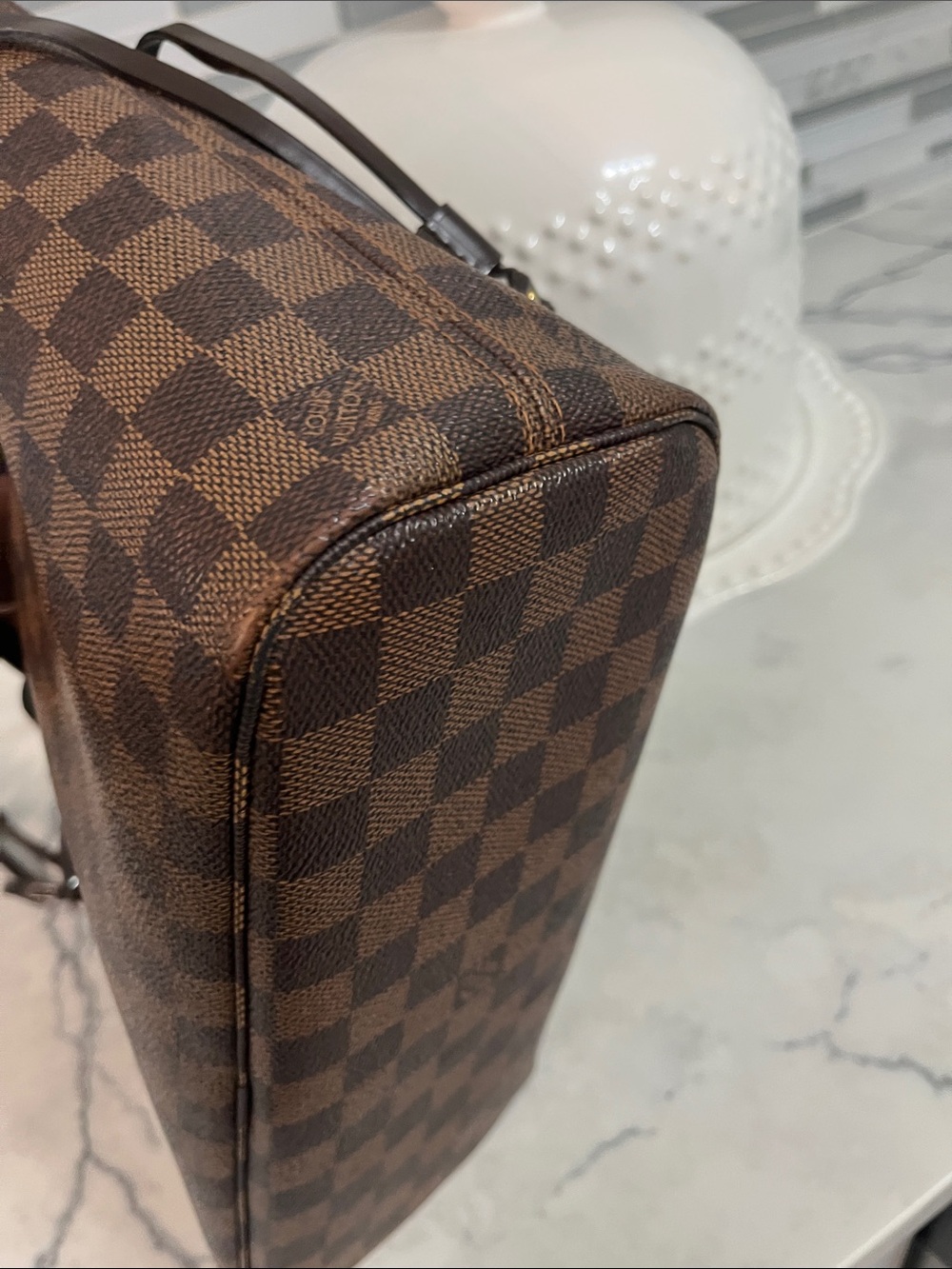 Louis Vuitton Neverfull PM Tote with Red Interior Trim - Picture 11 of 15